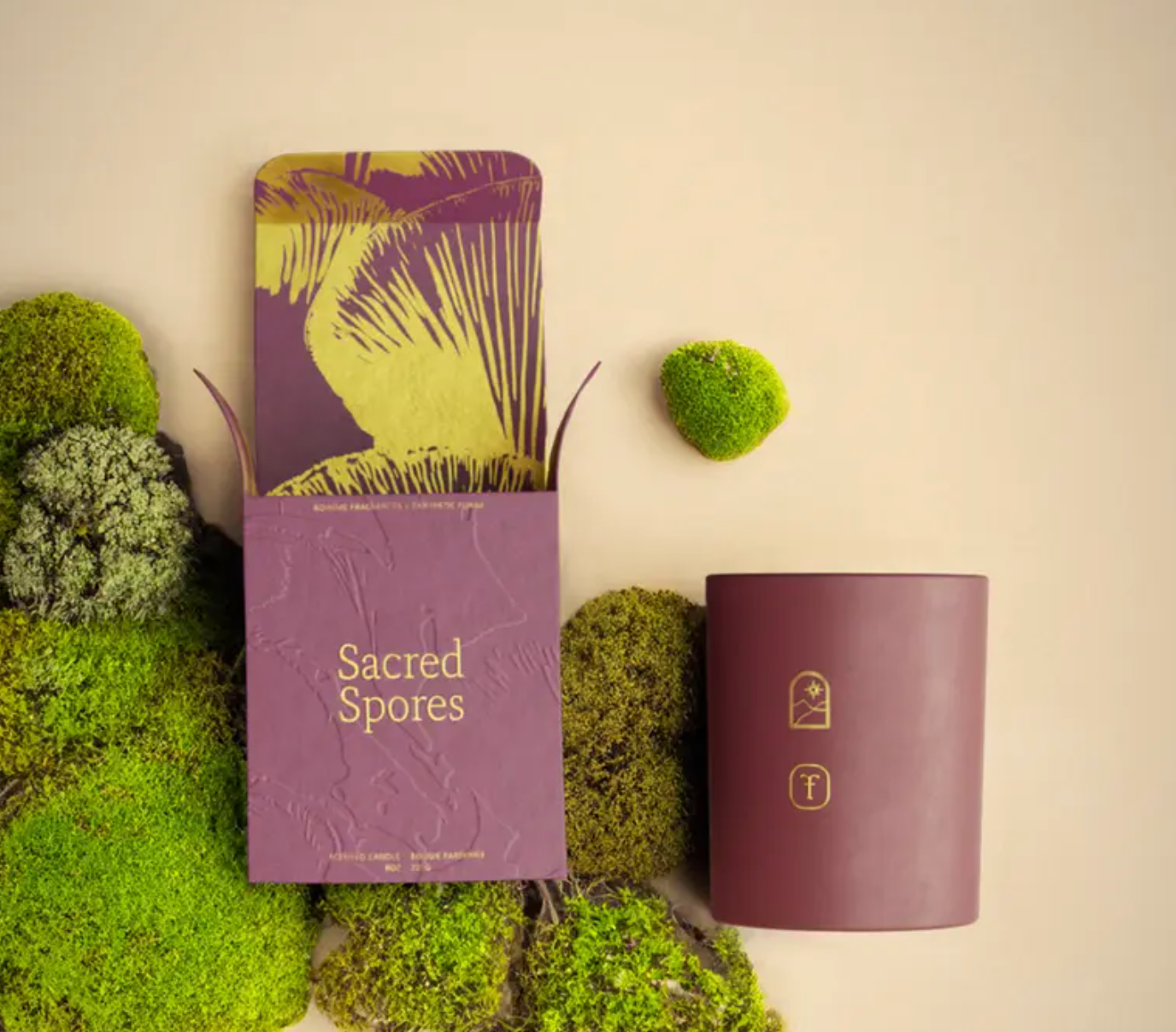 Sacred Spores Scented Candle by Boheme Fragrances
