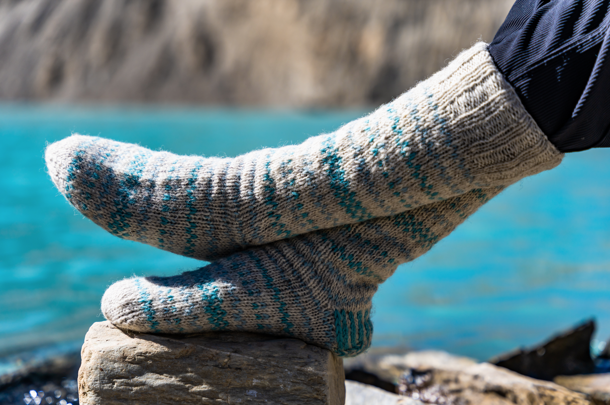 Sherpa Socks Birch - Sumiye Co