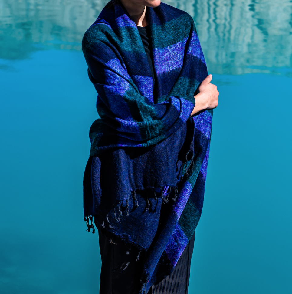 Lobuche Yak Shawl Mystic - Sumiye Co