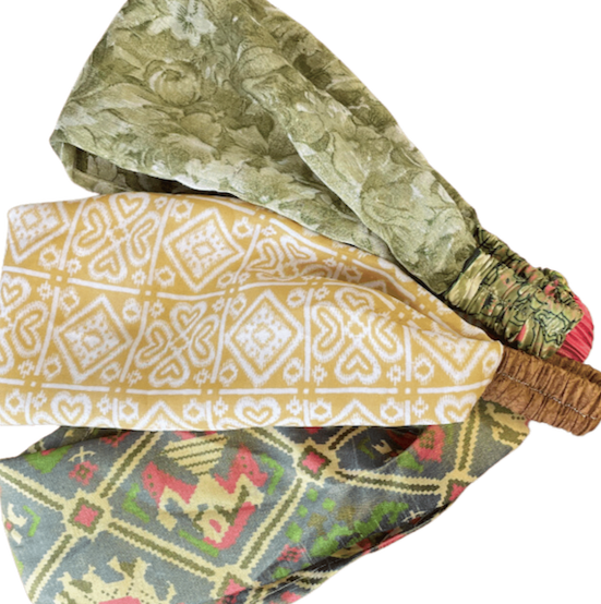 Recycled Sari Silk Headband | 387 SH by US Sherpa - Sumiye Co