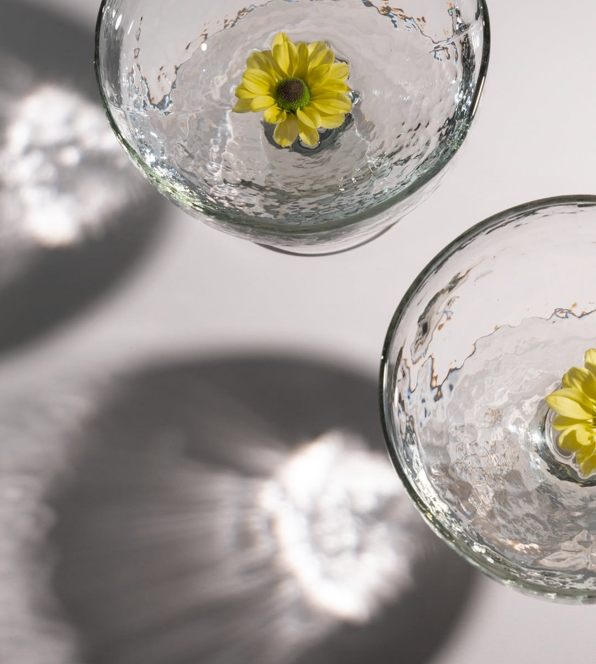 Pebbled Footed Small Compotes - Set of 4 - Sumiye Co