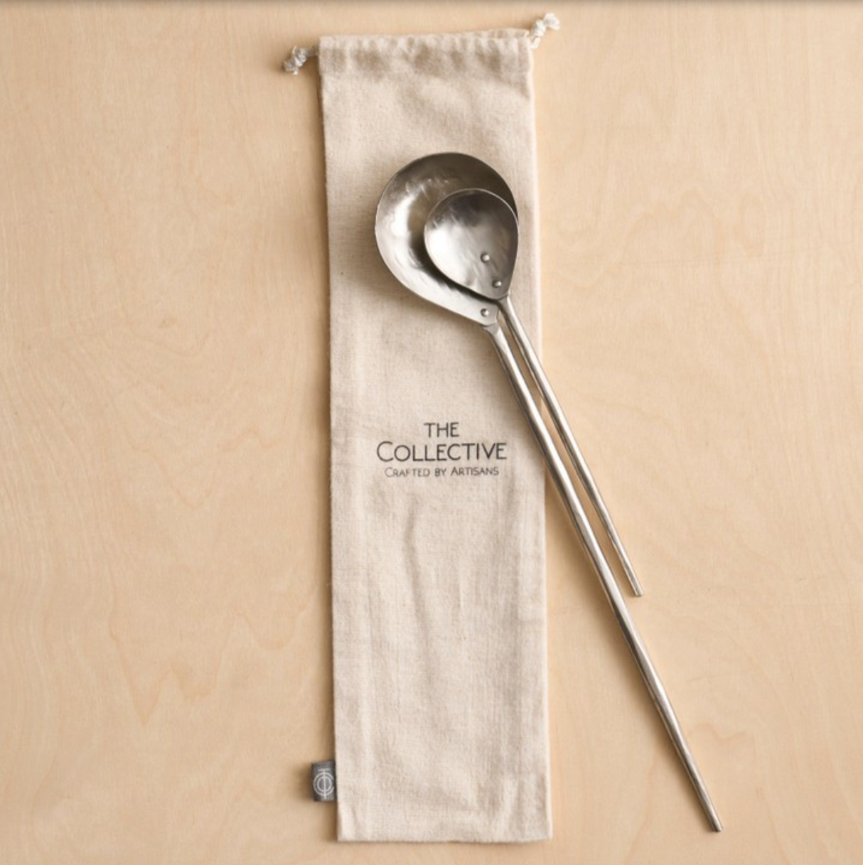 Forge Pewter Small Spoons - Set of 3 - Sumiye Co