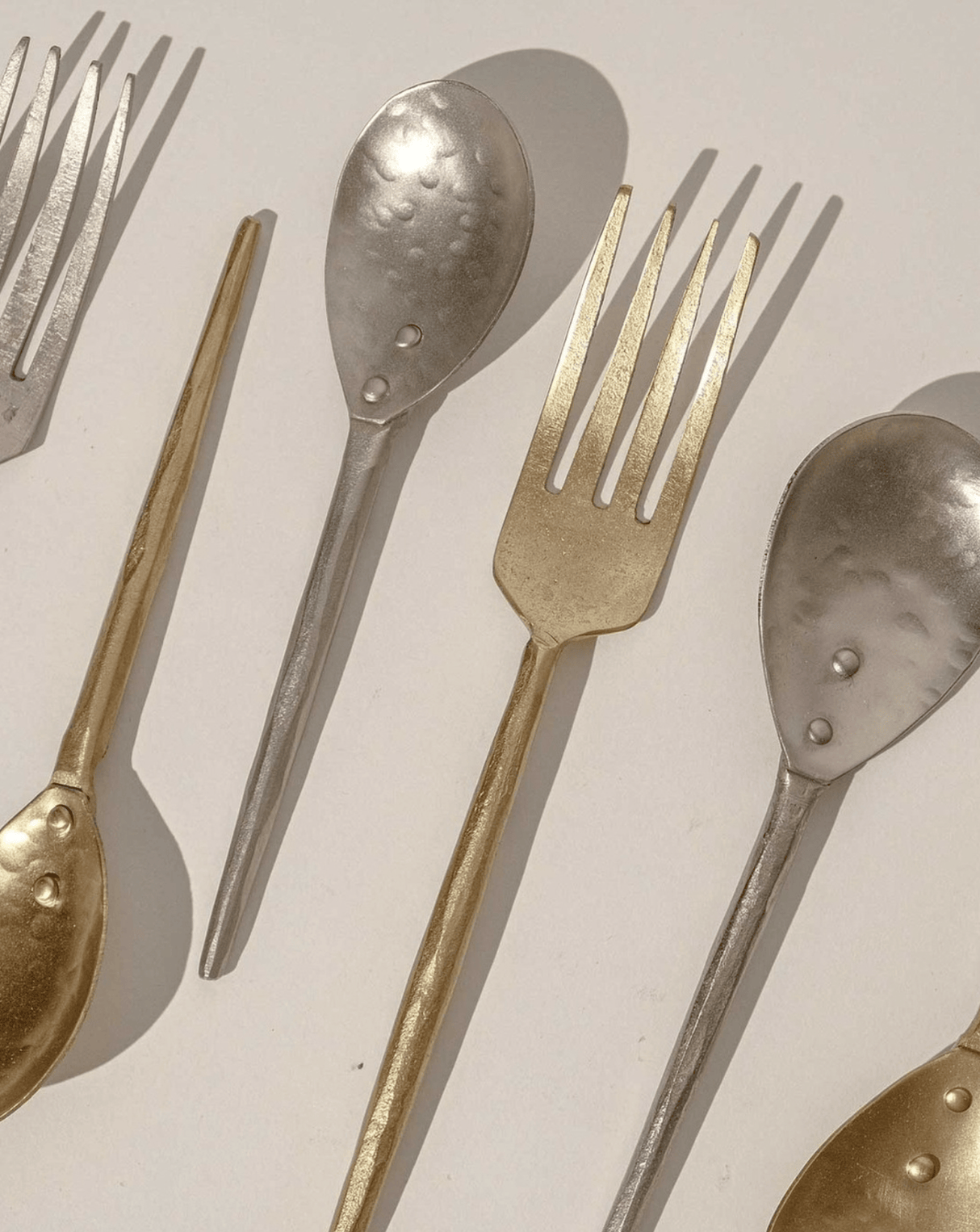 Forge Pewter Small Spoons - Set of 3 - Sumiye Co