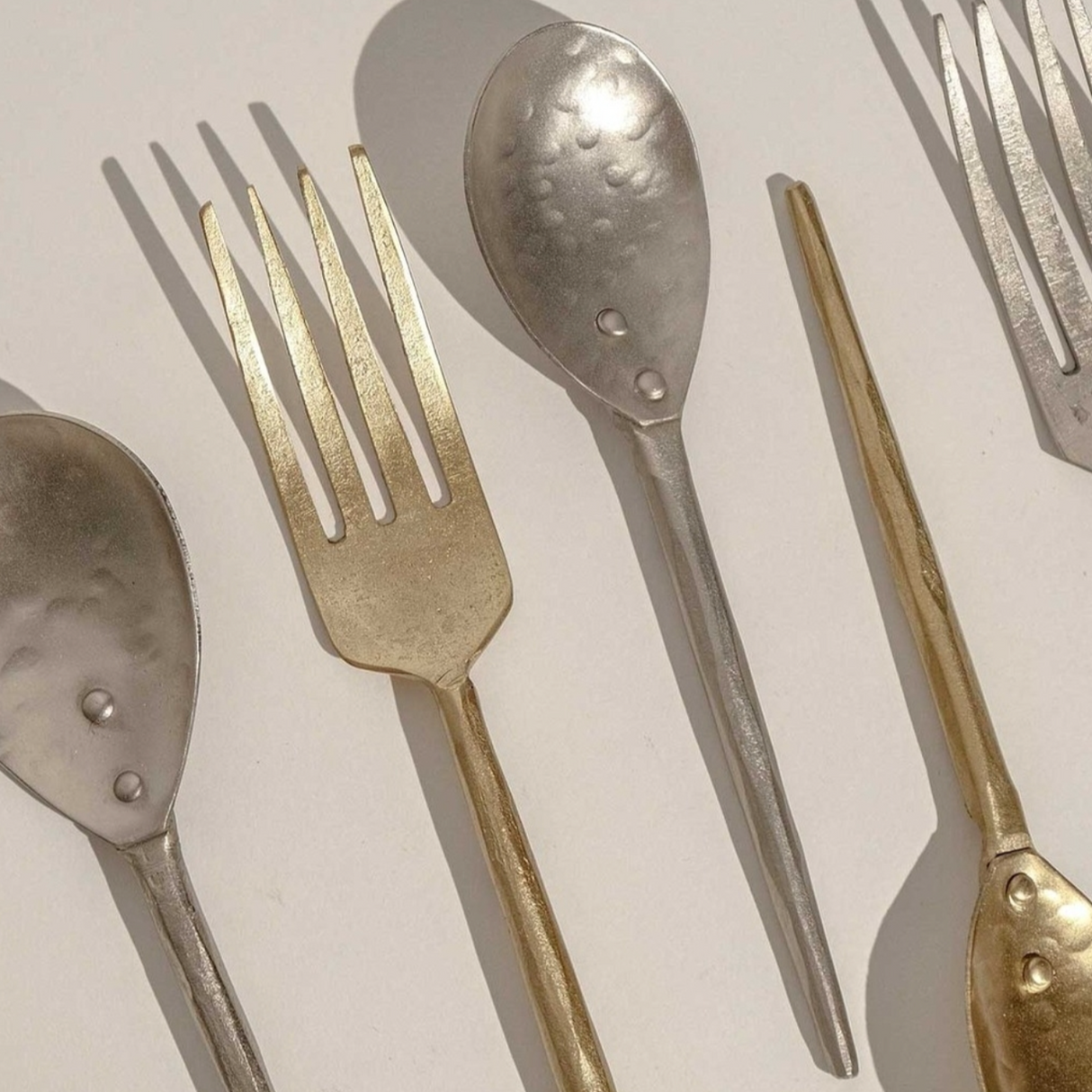 Forge Pewter Small Spoons - Set of 3 - Sumiye Co