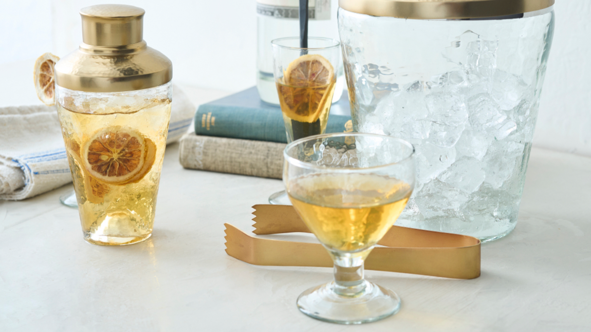 Pebbled Footed Glasses - Set of 4 - Sumiye Co