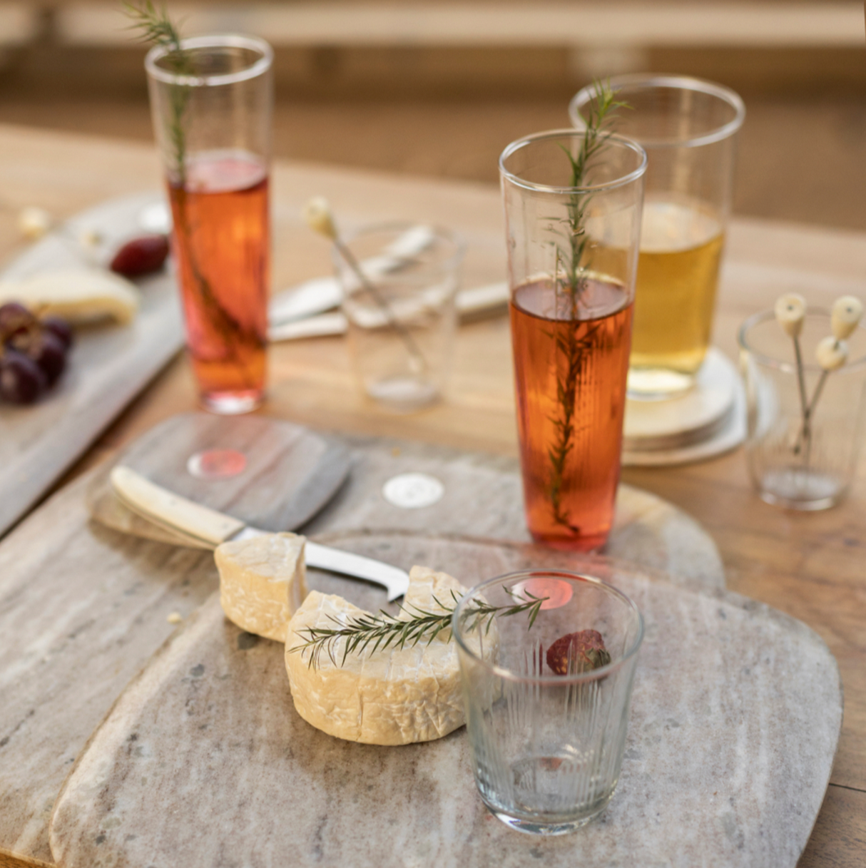 Etched Flutes Set of 6 - Sumiye Co