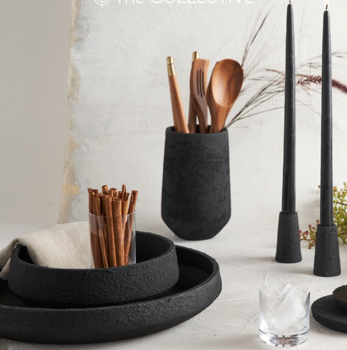 Black Pumice Vase - Sumiye Co