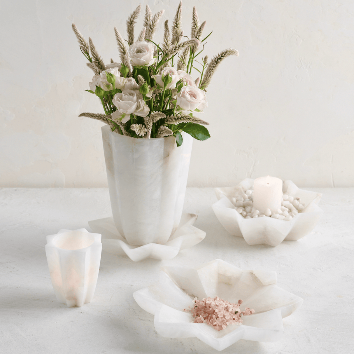 Alabaster Tara Votive Cup - Sumiye Co
