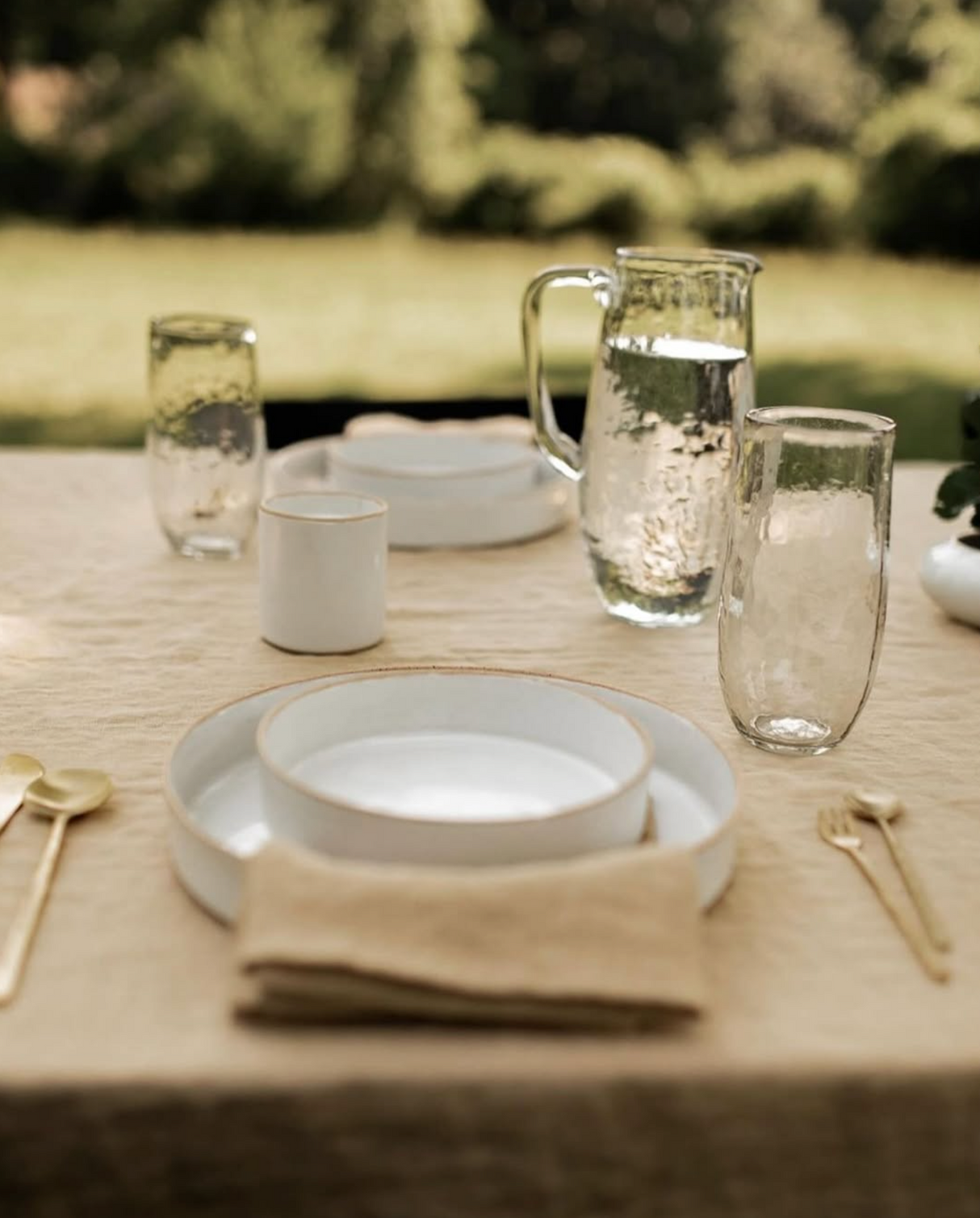 Pebbled Large Glasses Set of 4 - Sumiye Co