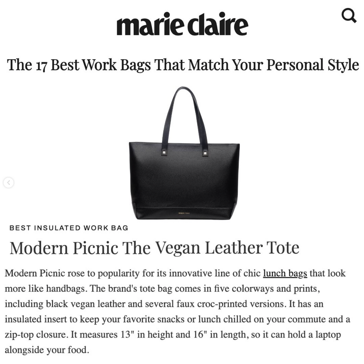 The Tote - Black | Designer Lunch Bags & Totes - Sumiye Co