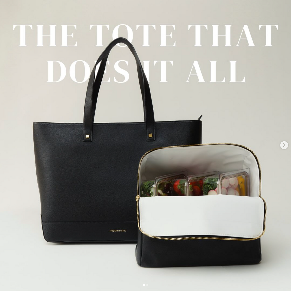 The Tote - Black | Designer Lunch Bags & Totes - Sumiye Co