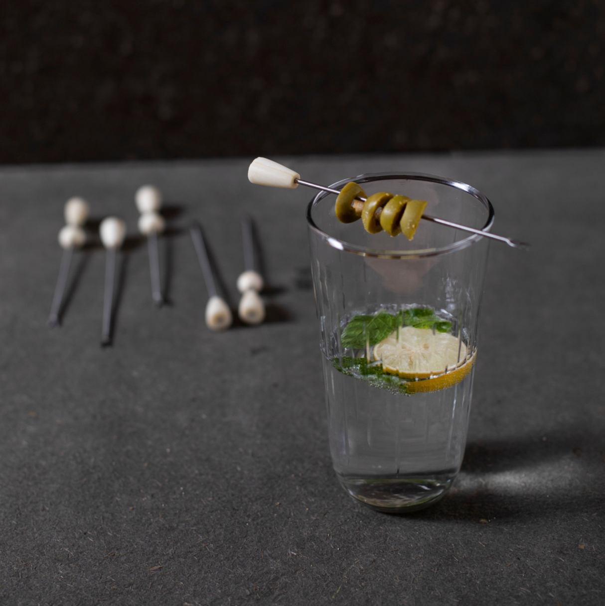 Etched Tall Glasses Set of 6 - Sumiye Co