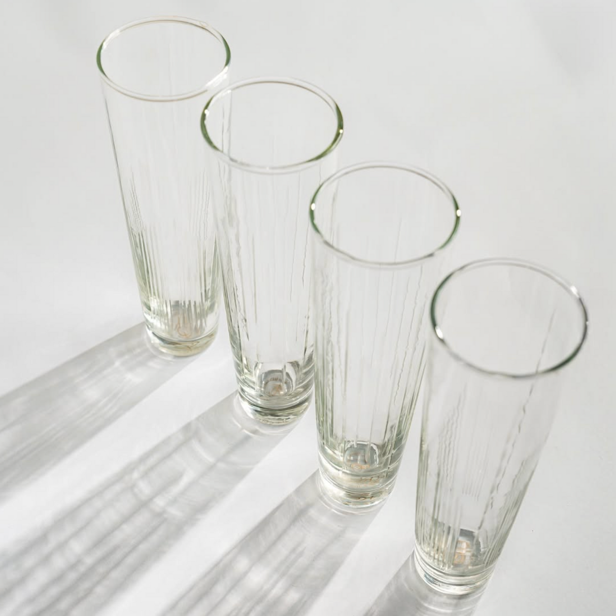 Etched Flutes Set of 6 - Sumiye Co