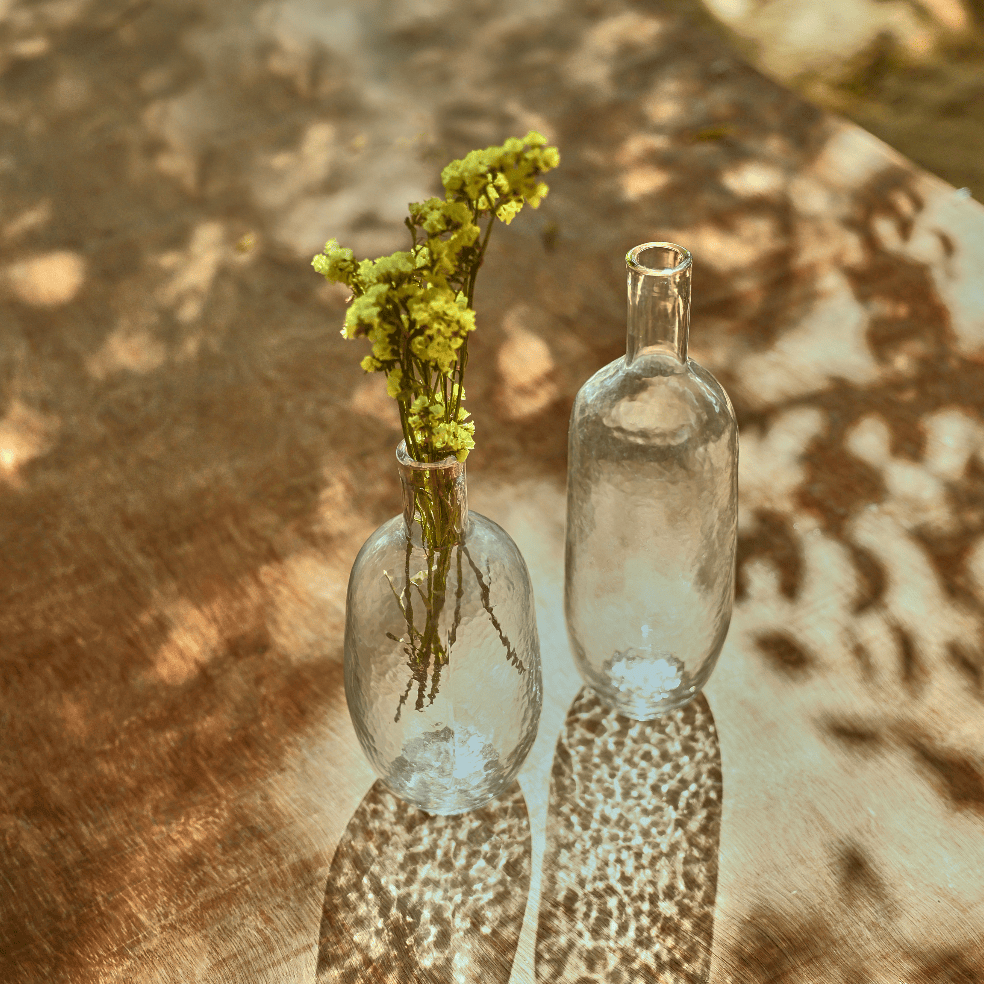 Pebbled Bottles Assorted Set of 2 - Sumiye Co