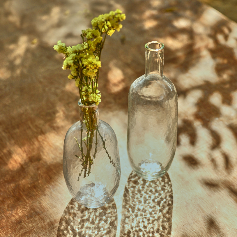 Pebbled Bottles Assorted Set of 2 - Sumiye Co