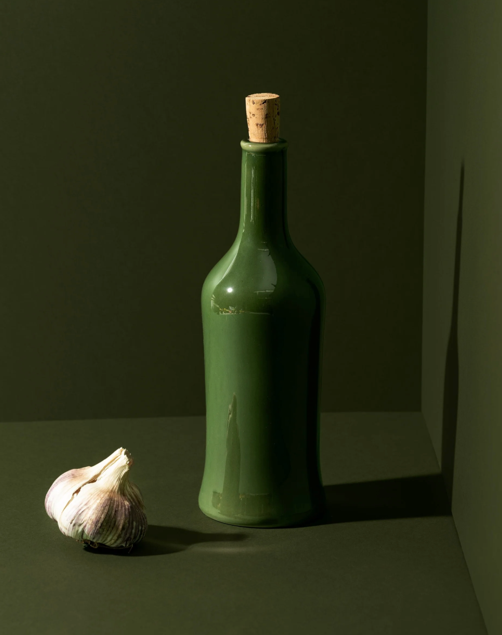 Stoneware Olive Oil Dispenser - Brutto 21 oz - Sumiye Co