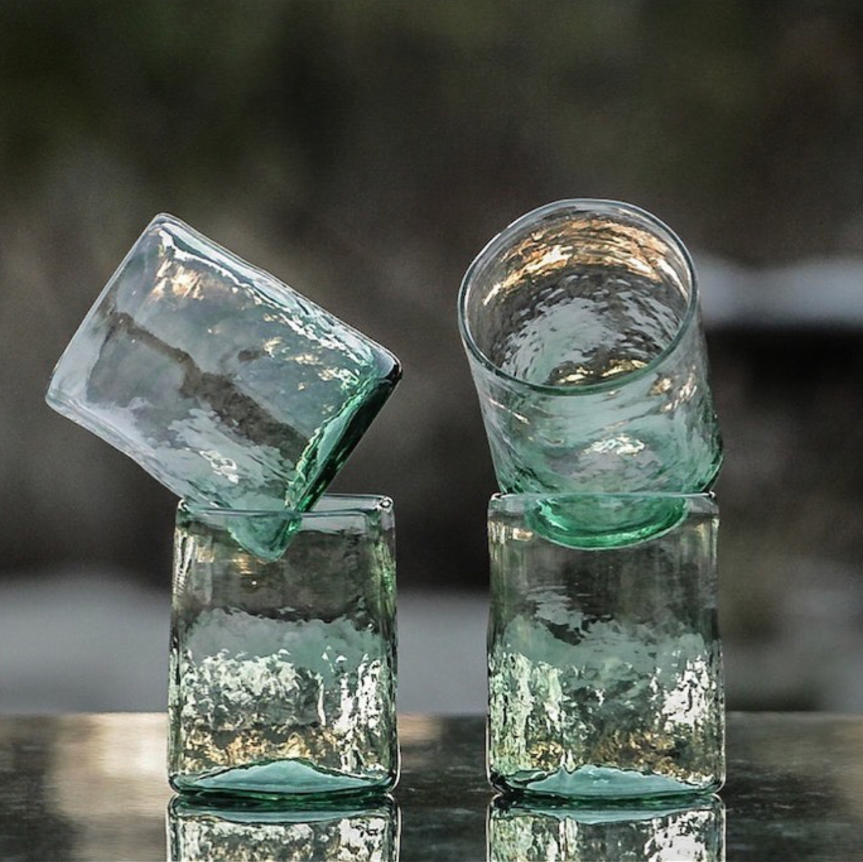 Glass Tumblers (Set of 6) & Pitcher - Sumiye Co