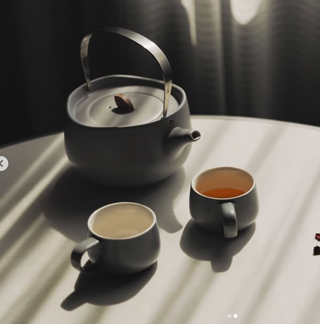 Leiph Self-heating Teapot Set - Inkstone Black