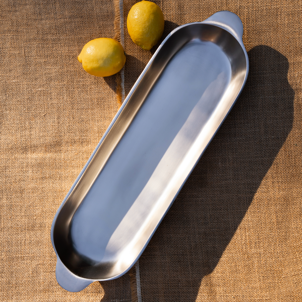 Nickel Long Trays Set of 2 - Sumiye Co