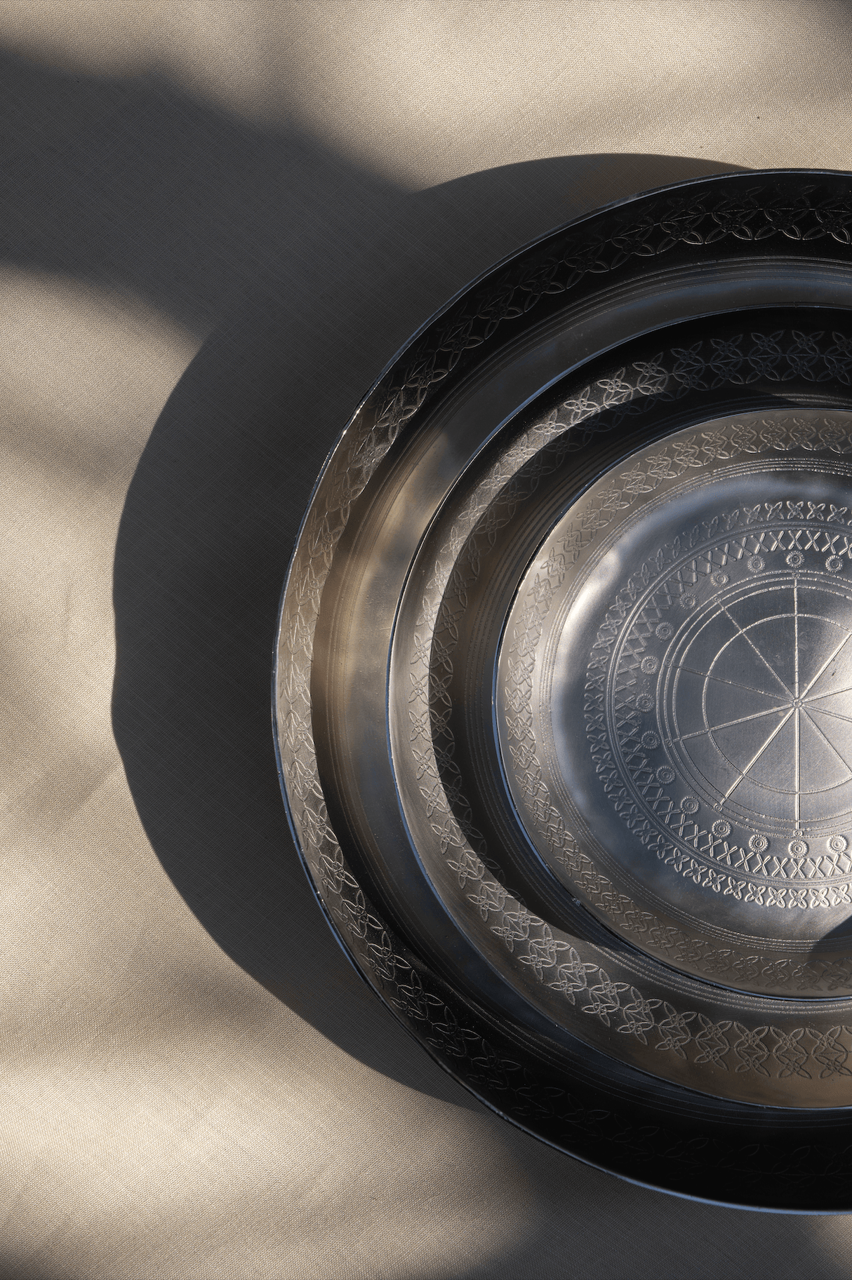 Mandala Trays Assorted Set of 3 - Sumiye Co