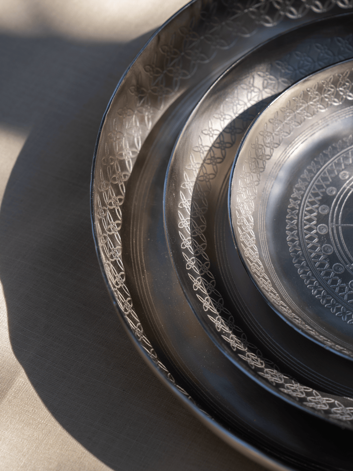 Mandala Trays Assorted Set of 3 - Sumiye Co