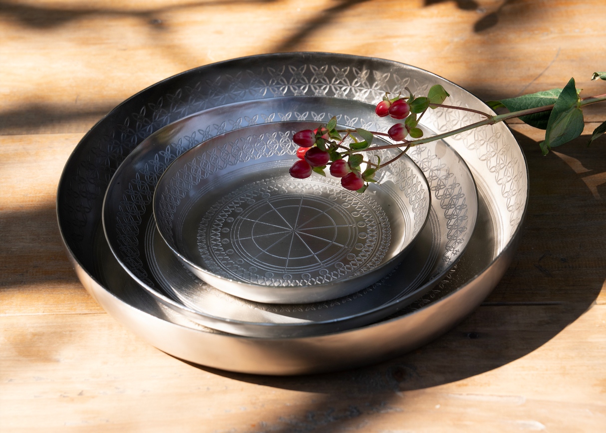 Mandala Trays Assorted Set of 3 - Sumiye Co