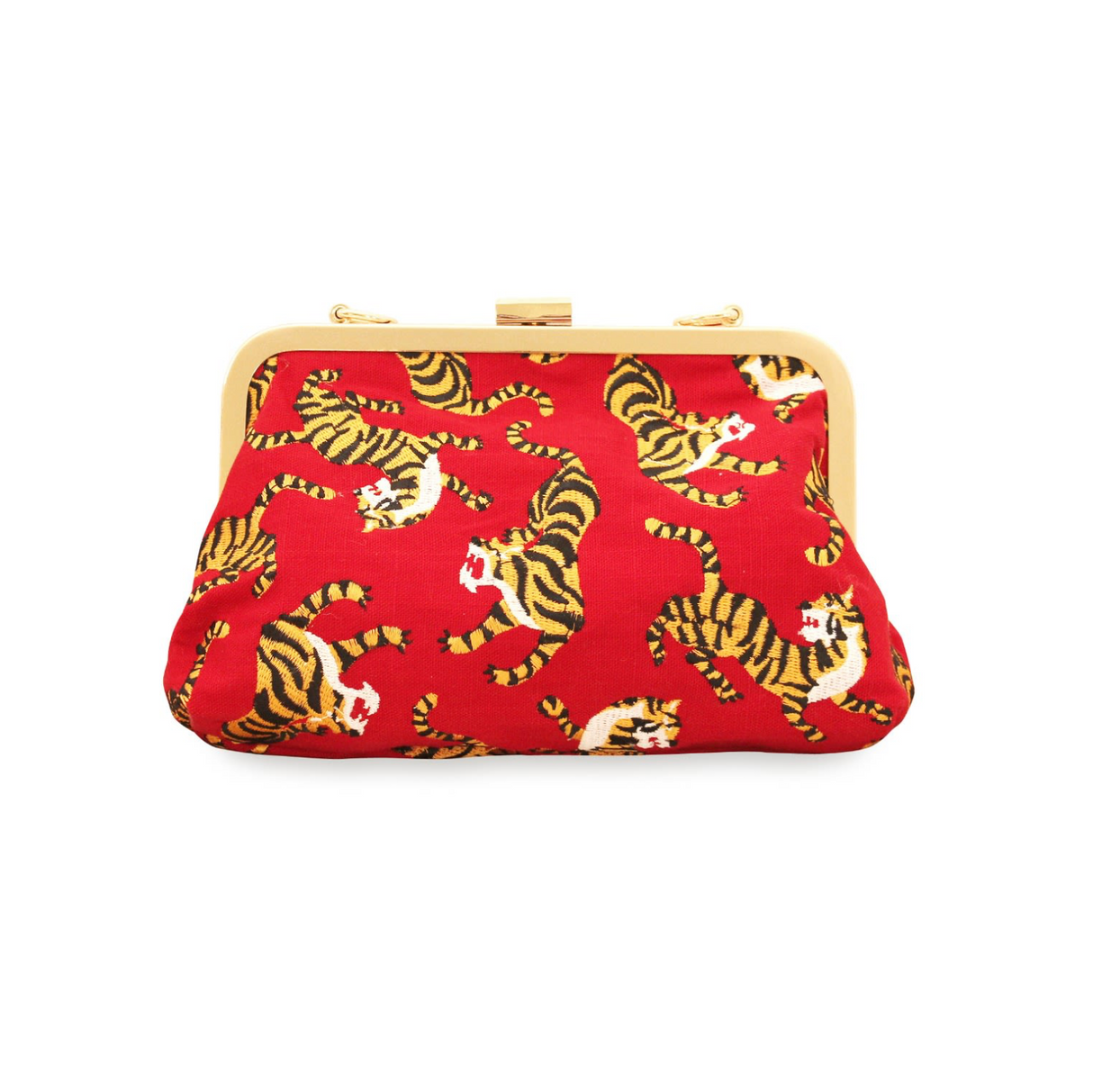 Sumatran Tiger Clutch - Red - Sumiye Co