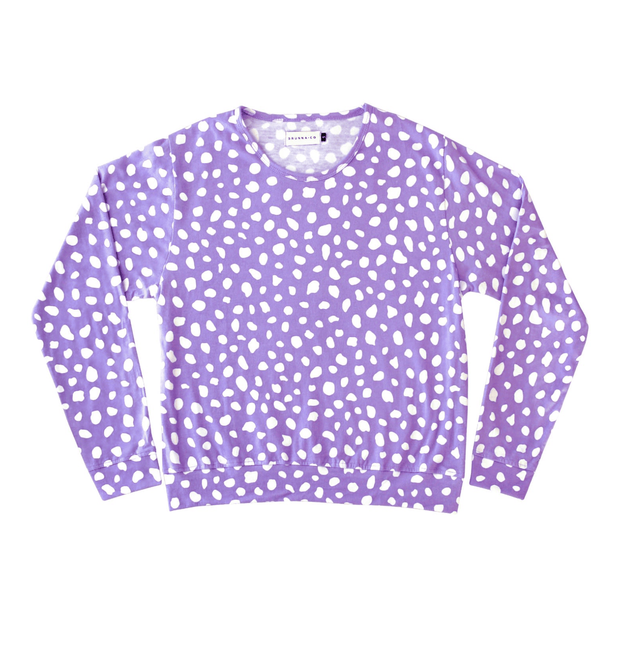 Organic Cotton Sweatshirt - Lilac Purple - Sumiye Co