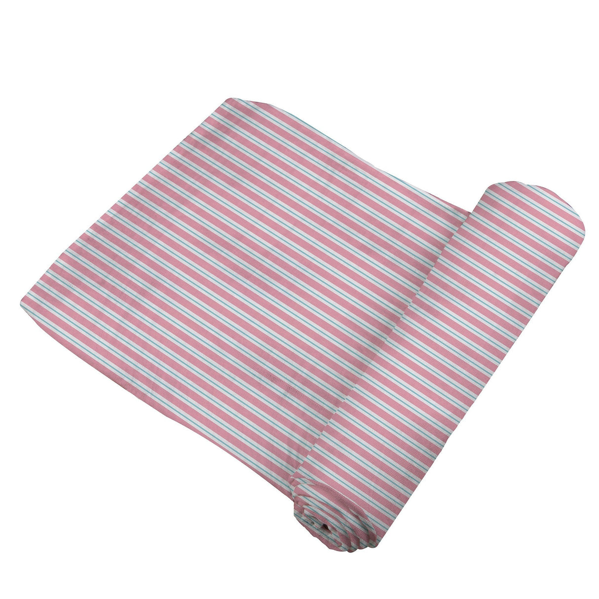 Candy Stripe Bamboo Muslin Swaddle-1