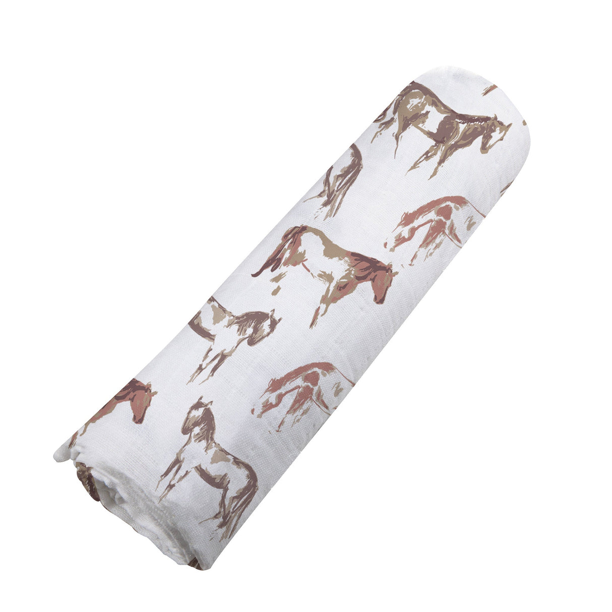 Wild Horses Bamboo Swaddle-3