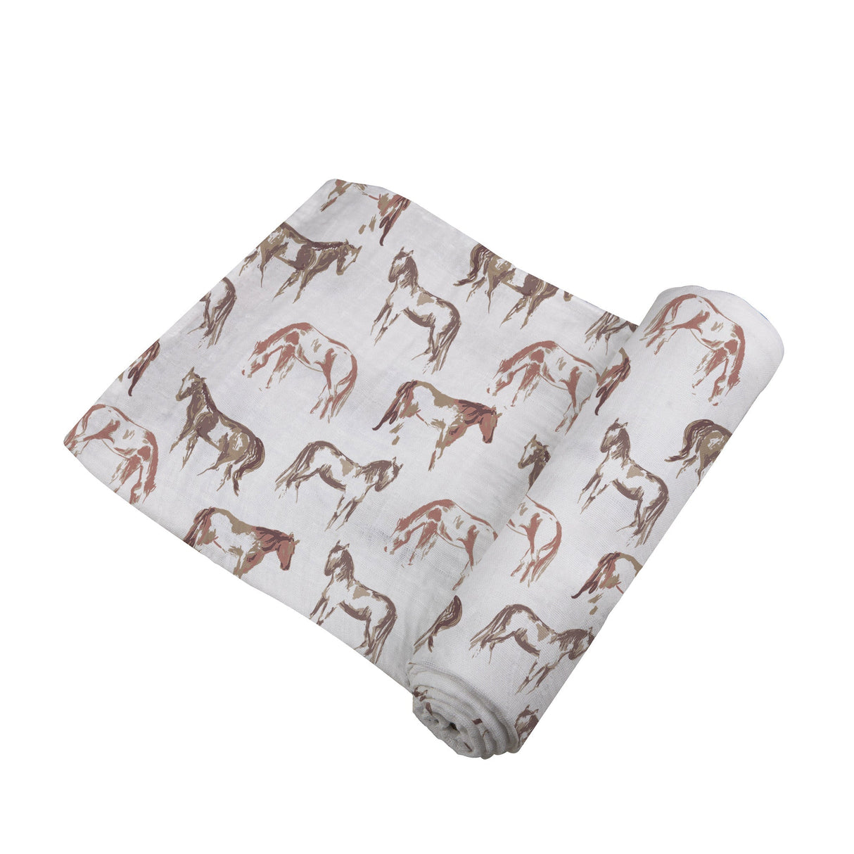 Wild Horses Bamboo Swaddle-2