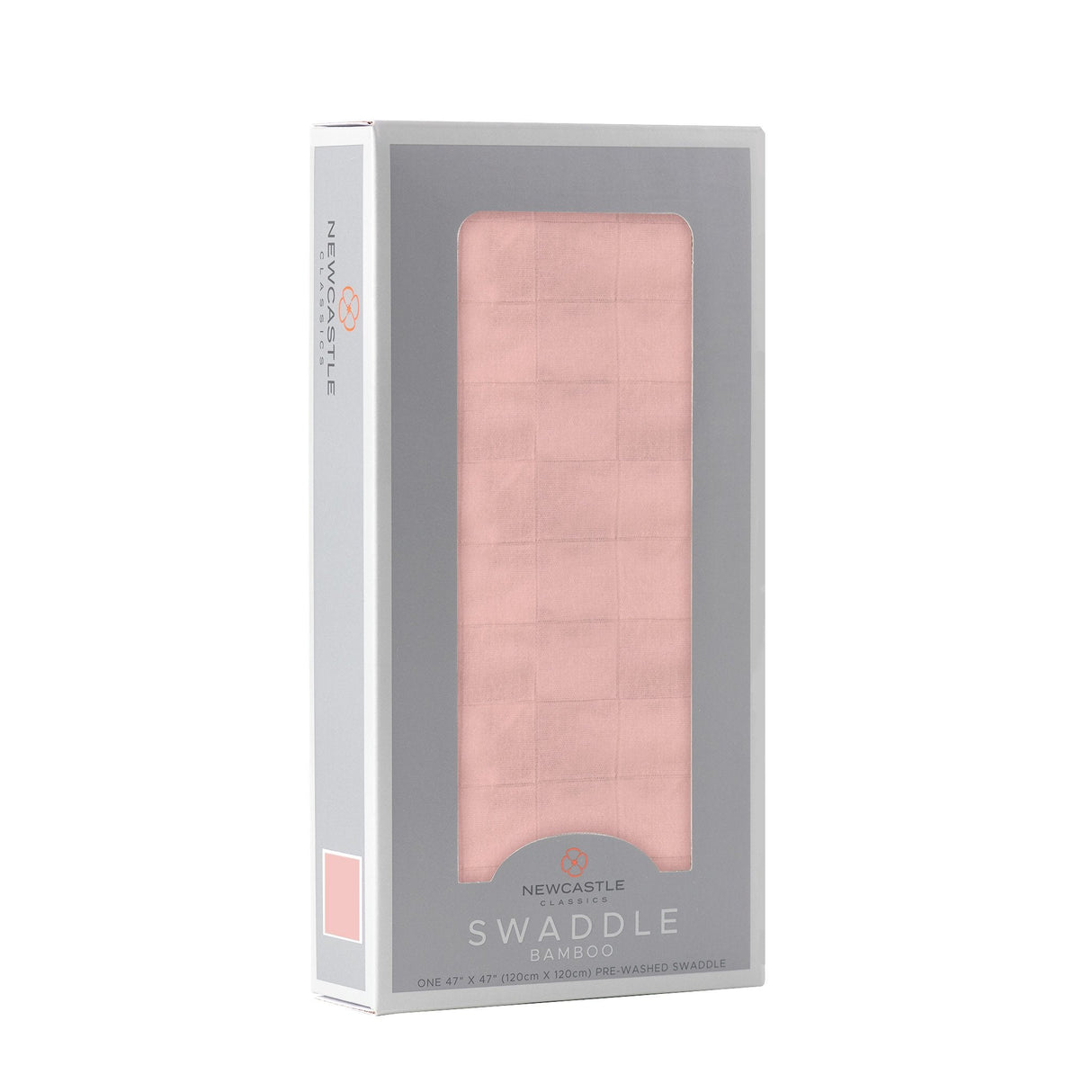 Pink Rose Bamboo Swaddle-1