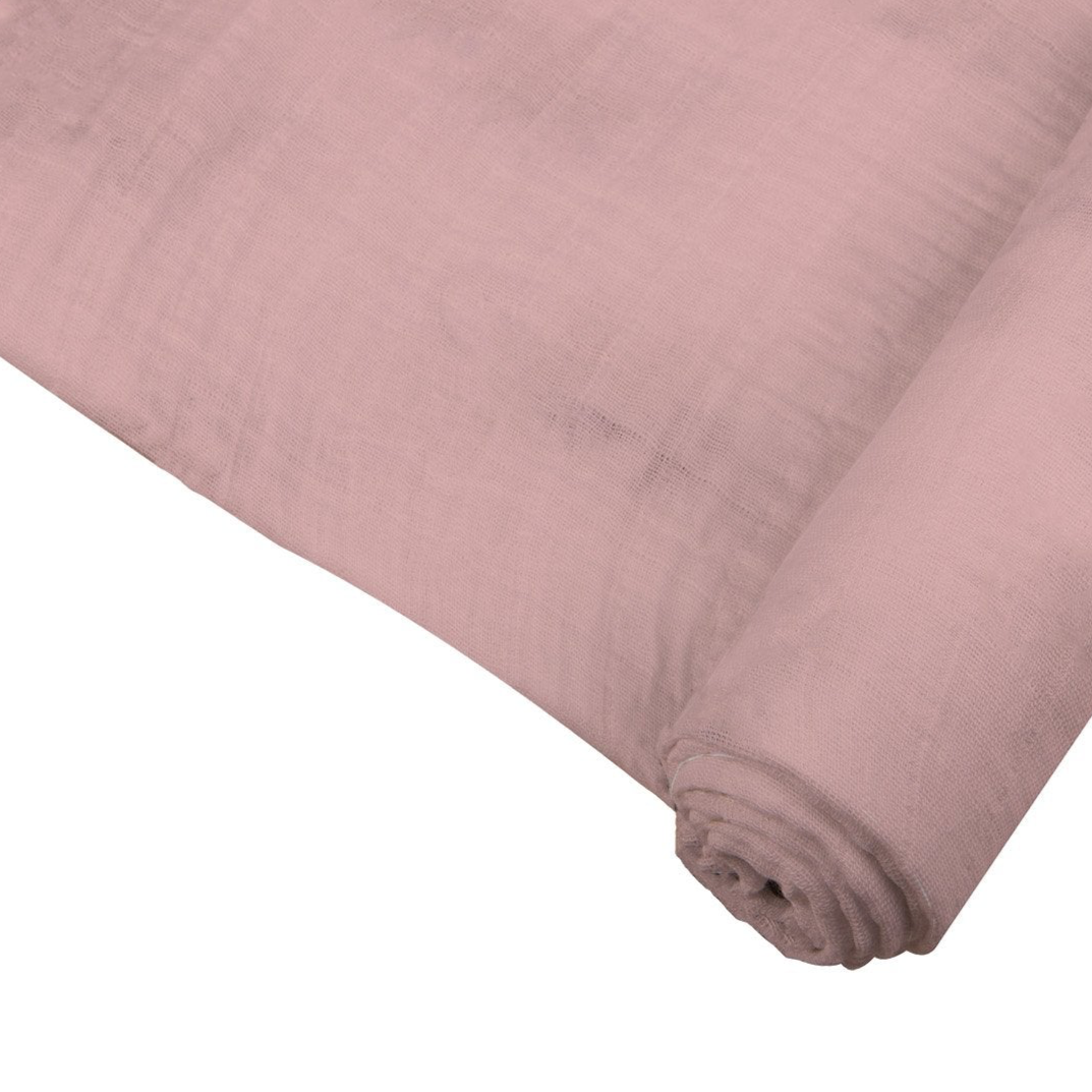 Baby Swaddle | Bamboo Muslin - Pink Rose - Sumiye Co