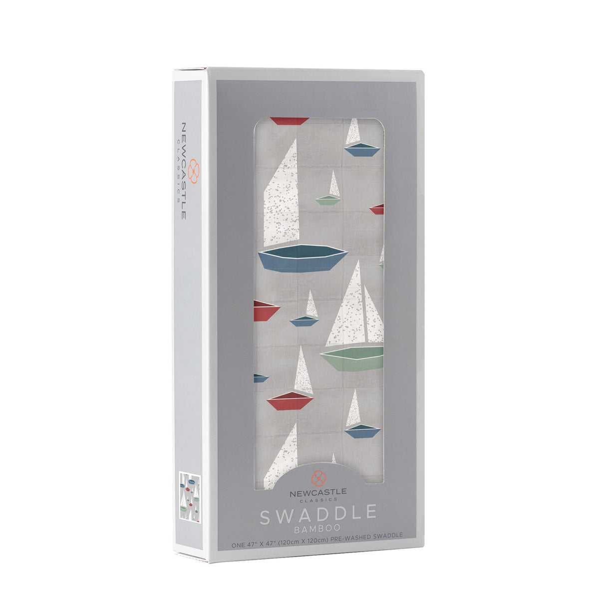 Marina Sailboats Bamboo Swaddle-1