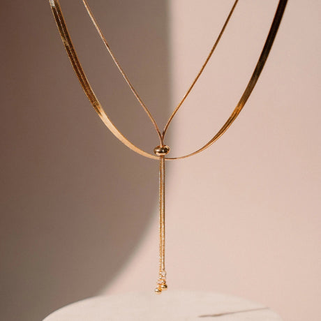 Snake Necklace, Versatile Necklace, Gold Jewelery