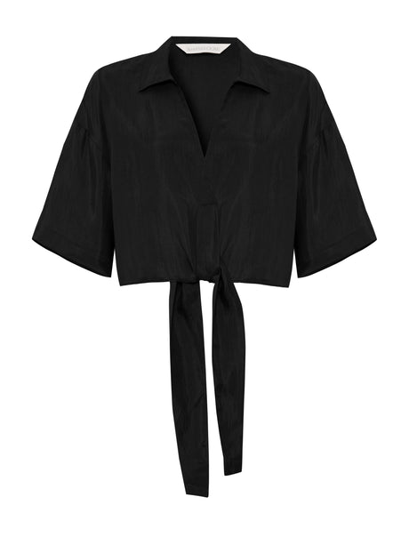 Lucid Tie Shirt - Black - Sumiye Co