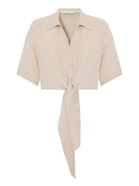 Lucid Tie Shirt - Sand - Sumiye Co