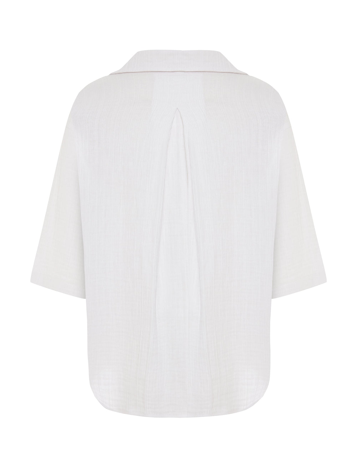 Kaya Boyfriend Shirt - White - Sumiye Co