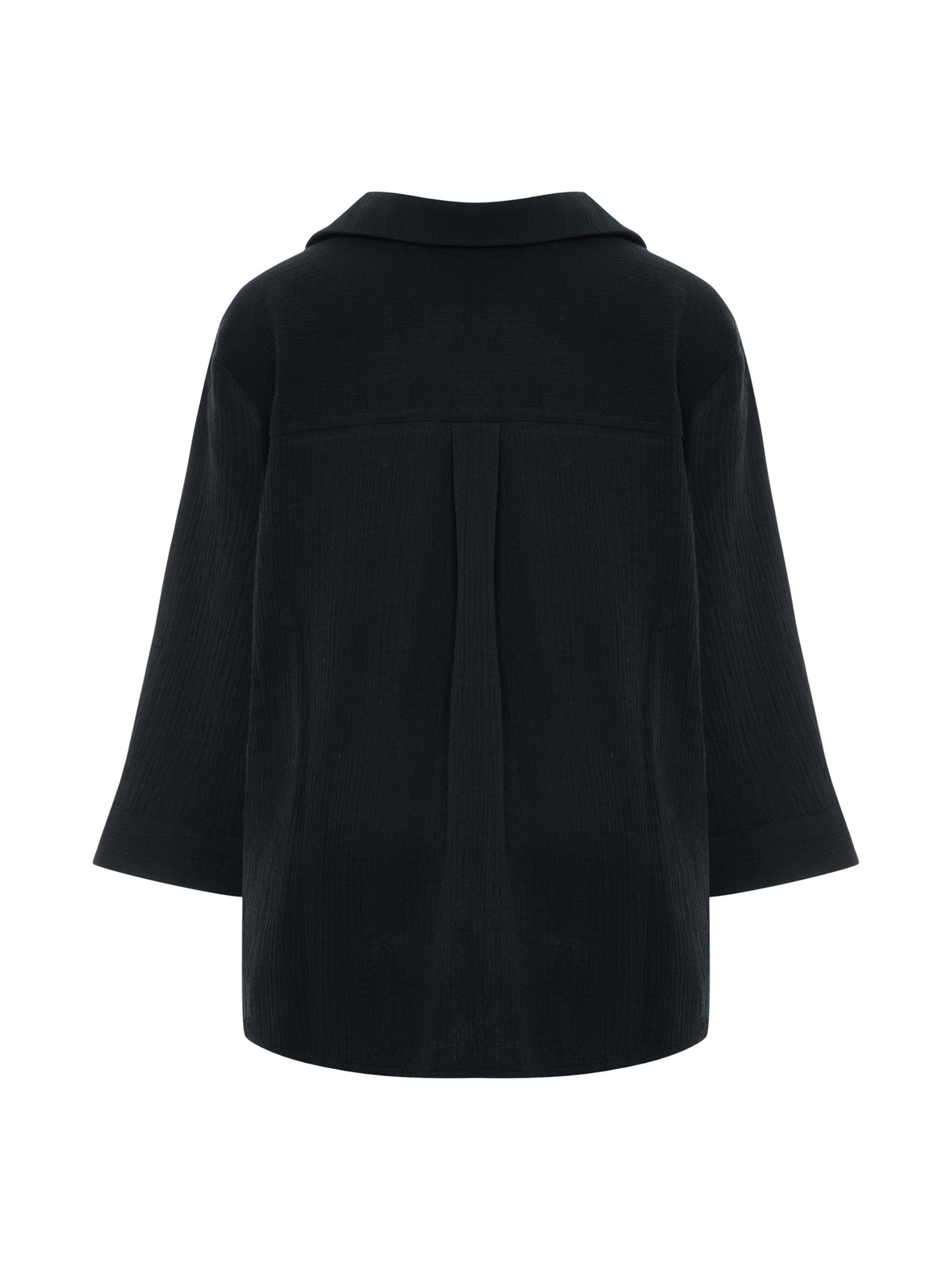 Aura Maxi Shirt - Black - Sumiye Co