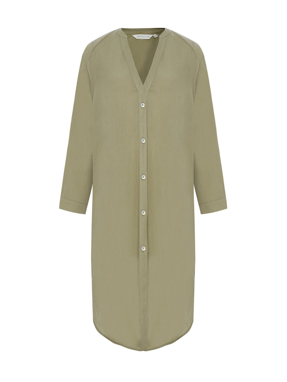 Terra Shirt Dress - Khaki Green - Sumiye Co