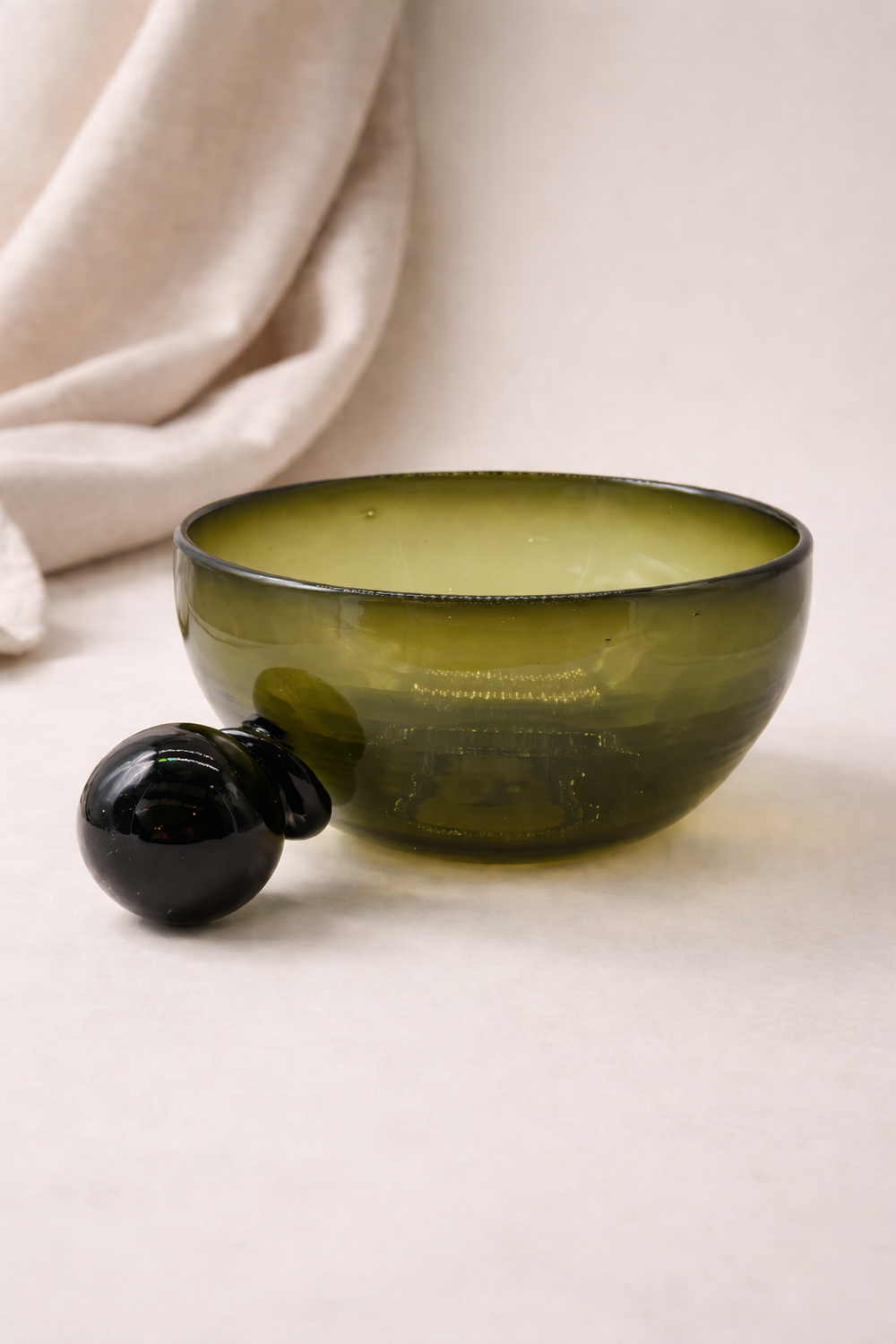 Tezon Green Bowl | Artisanal Glasswork