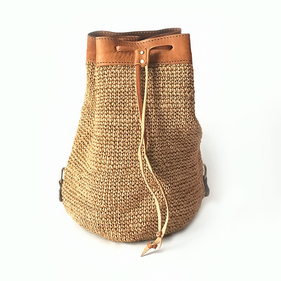 Transito Woven Mini Backpack | Natural by Made by Minga