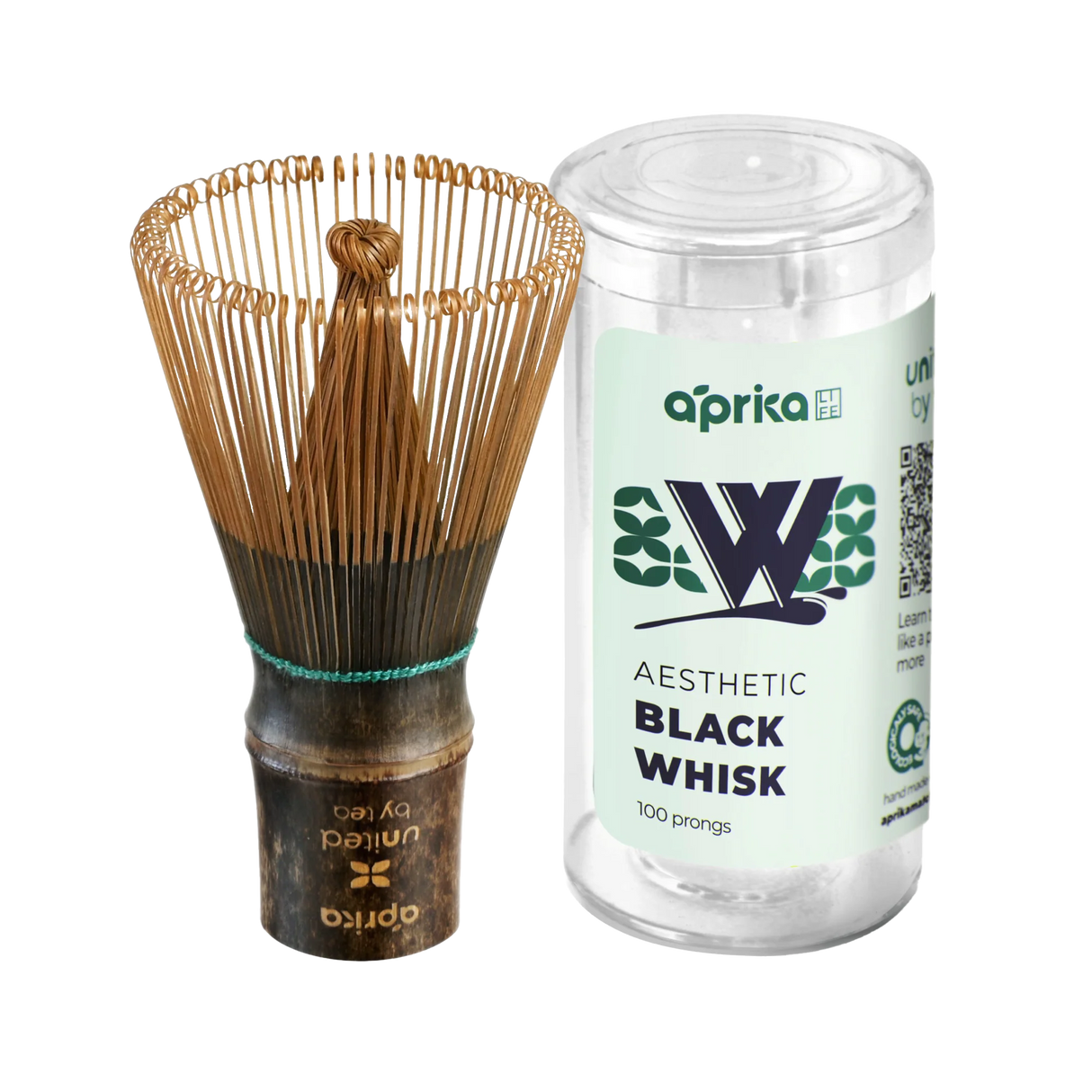 Dark Bamboo Matcha Whisk (100 Prongs)