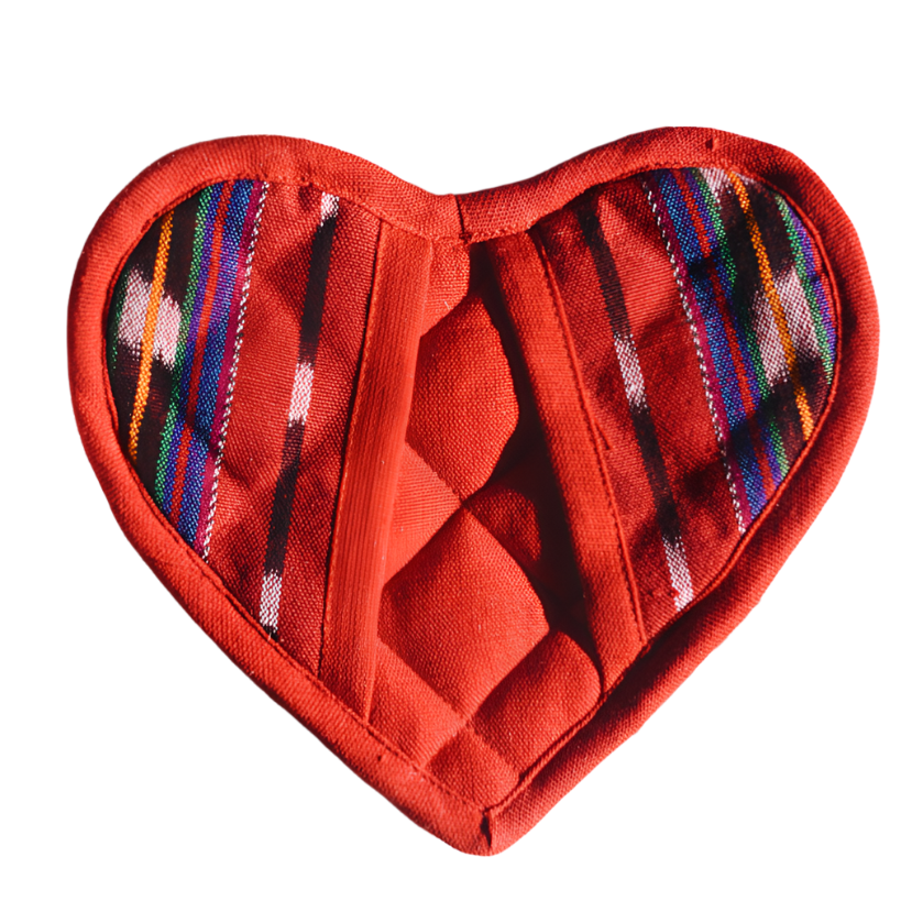 Festive Heart Pot Holder - Sumiye Co