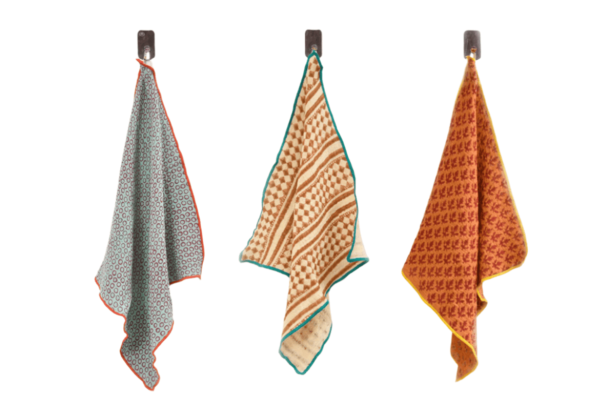 Punjabi Block Print Napkins - Set of 4 - Sumiye Co