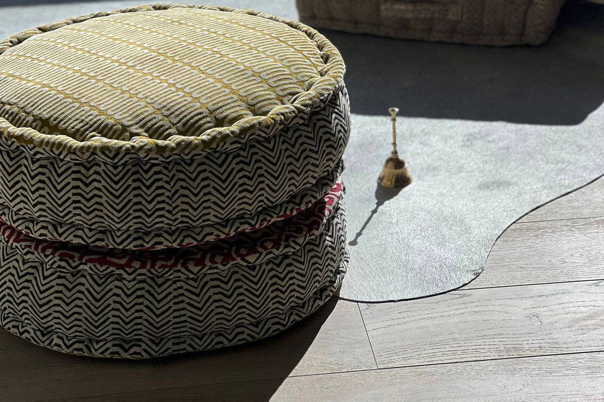 Meditation Cushion - Double Sided Round - Sumiye Co