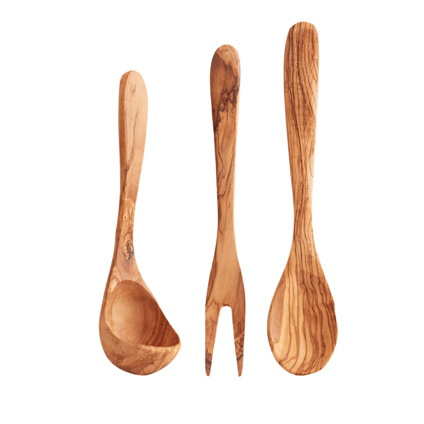 Italian Olivewood Serving Utensils - Sumiye Co