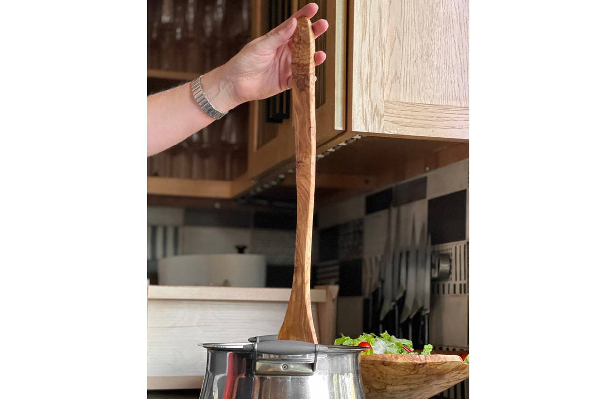 Italian Olivewood Polenta Spoon - Sumiye Co