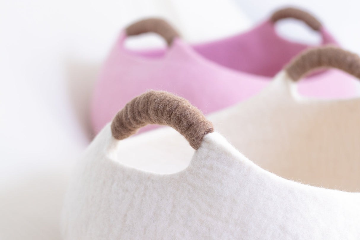 Felted Wool Basket - Sumiye Co