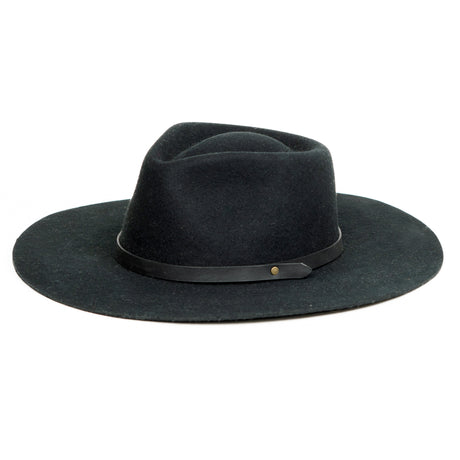 La Vida Wool Rancher Hat - Black - Sumiye Co
